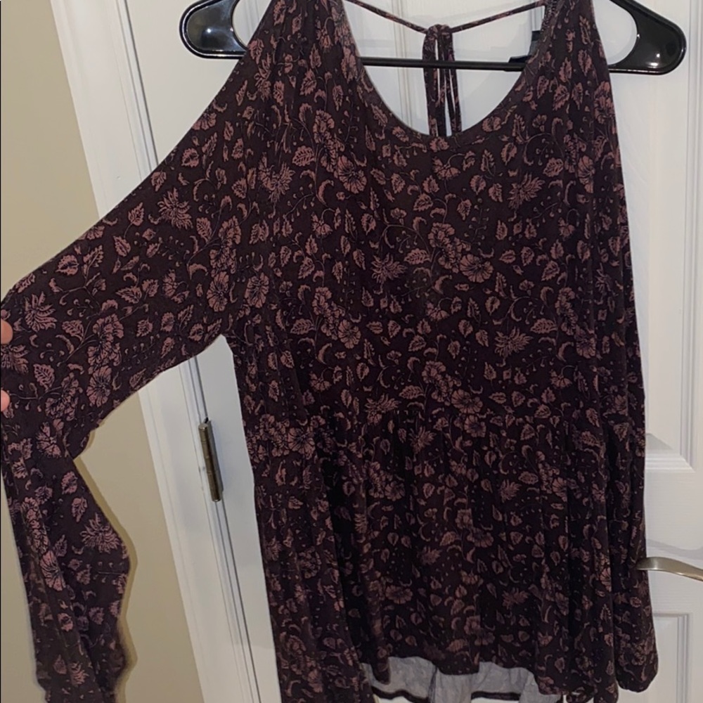 Cold shoulder blouse